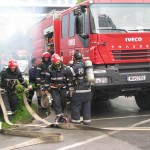 La exerciţiu au fost mobilizate importante forţe responsabile pentru situaţiile de urgenţă / Sursa foto: ronduldesibiu.ro