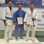 Trei sătmăreni pe podium la Campionatele Naționale de Judo veterani ( de la stânga la dreapta: Vasile Fușle - argint,   Attila Pelcz-aur și Attila Gergley-argint)