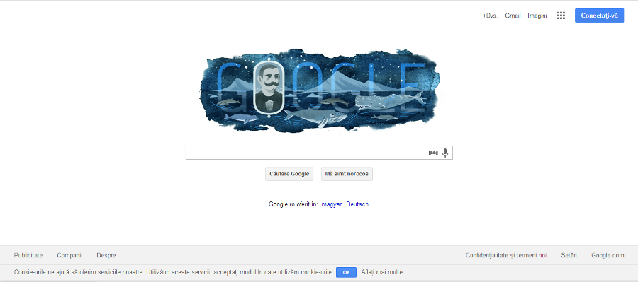 Clujeanul Emil Racoviță,   sărbătorit de Google cu un „doodle” personalizat