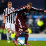 Titular de drept la Hearts of Midlothian,   Ryan Stevenson a refuzat oferta de a juca la "U" Cluj / sursa foto: dailzrecord.co.uk