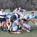 Rugbyştii de la Universitatea Cluj au obţinut primul succes al anului,   scor 26-24,   în faţa vicecampionilor României,   CSM Ştiinţa Baia Mare / FOTO: Dan Bodea