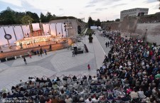 Circa 5000 de spectatori au fost prezenţi la spectacolul în aer liber AIDA,   în Cetatea Alba Iulia /Foto: Nicu Cherciu