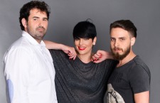 Noul Juriu MasterChef,   de la stânga la dreapta: Adi Hădean,   Patrizia Paglieri și Florin Scripcă/ Foto: ProTV