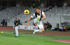 După un sezon reuşit (2013/2014),   în care a marcat 13 goluri pentru "U",   Vali Lemnaru a făcut la 30 de ani saltul spre echipa campioana,   Steaua Bucureşti / Foto: Dan Bodea