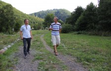 Niels van der Scheur şi Eelke Wiersma, pe domeniul de la Tranişu: Dan Bodea