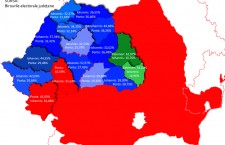 HARTĂ. Iohannis a câștigat alegerile în Transilvania și Banat
