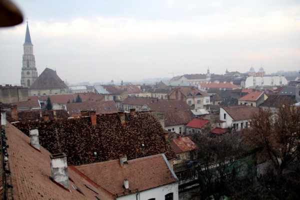 Vedere din turnul cu ceas al Muzeului Etnografic/Foto: Dan Bodea