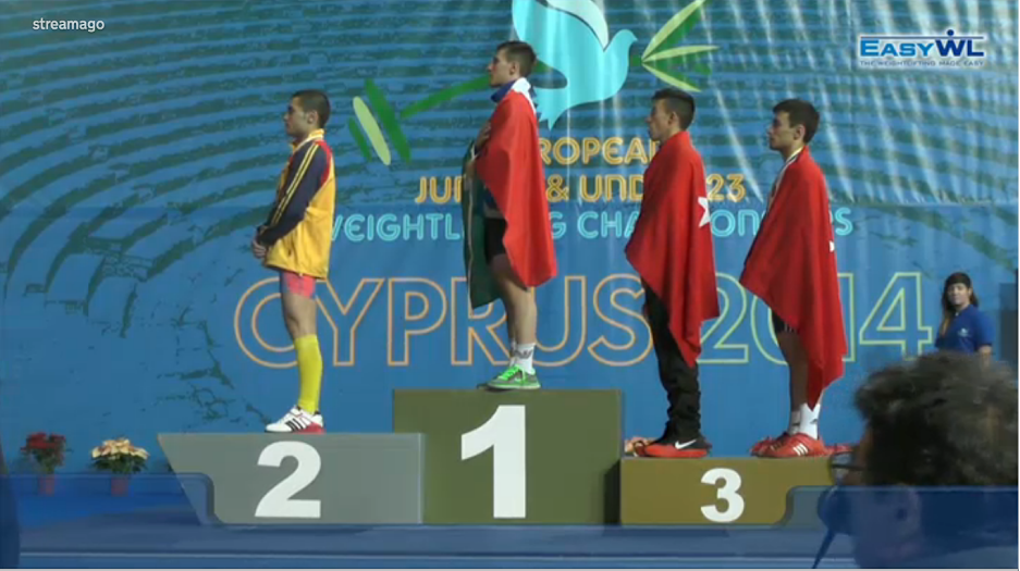 3 medalii de argint a cucerit anul acesta Ilie Ciotoiu la Campionatele Europene de juniori și tineret din Cipru.