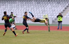 Reprezentativele de rugby ale României și Spaniei s-au întâlnit și anul trecut la Cluj,   în drumul ”Stejarilor” sore Cupa Mondială din Anglia / Foto: Dan Bodea