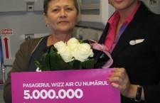 Wizz Air a ajuns la Cluj la pasagerul cu numărul 5 milioane