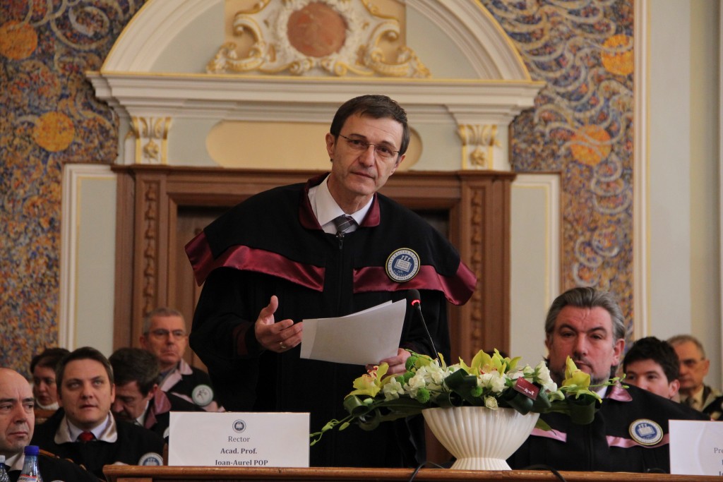 Acad.prof.univ.dr. Ioan-Aurel Pop,   rectorul UBB / Foto: Dan Bodea