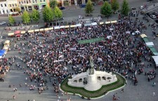 Piața Unirii va "găzdui" un nou protest al clujenilor (Foto Arhivă: Dan Bodea)