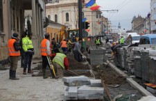 Șantierul de pe Calea Moților/ Foto: Dan Bodea