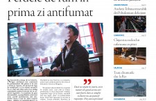 Nu ratați noul număr Transilvania Reporter: „Perdea de fum în prima zi antifumat”