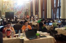 Imagine din timpul unui hackathon Techsylvania