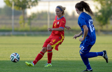 Ioana Bortan (foto,   în roşu) şi-a fixat obiectivul sportiv pentru perioada următoare - calificarea la Euro 2017