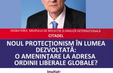 Citadel invită clujenii la dezbatere: „Noul protecţionism în lumea dezvoltată: o ameninţare la adresa ordinii liberale globale?”