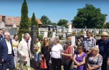 Prințul Charles în timpul vizitei la Teiuș | Foto: captură video