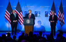 Turneul „disruptiv” al președintelui american a început cu summitul NATO de la Bruxelles | Foto: NATO